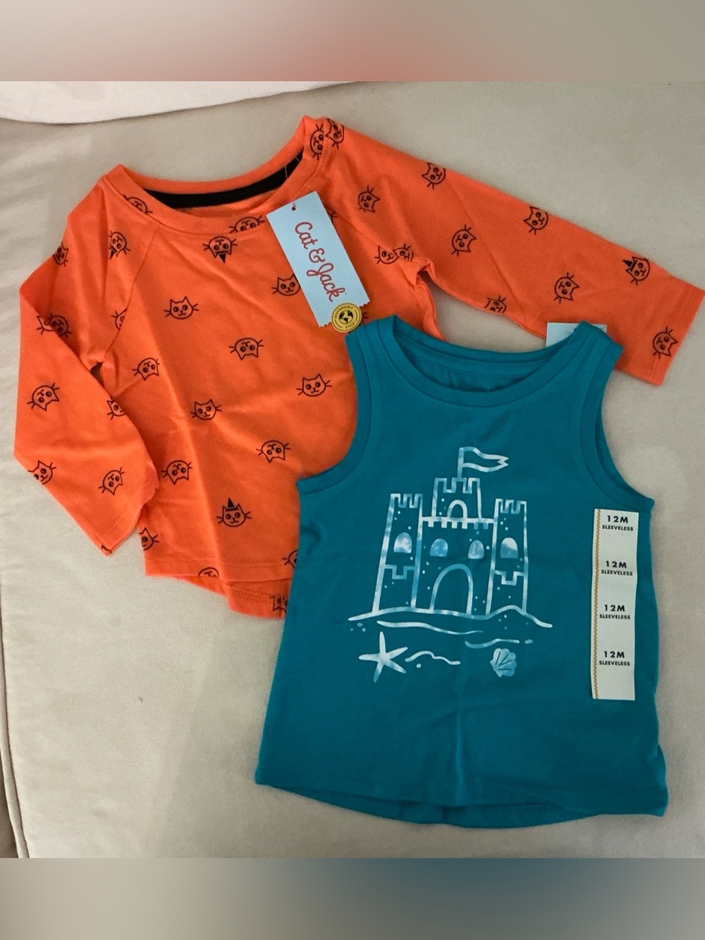 CAT & JACK SHIRTS - 12 months